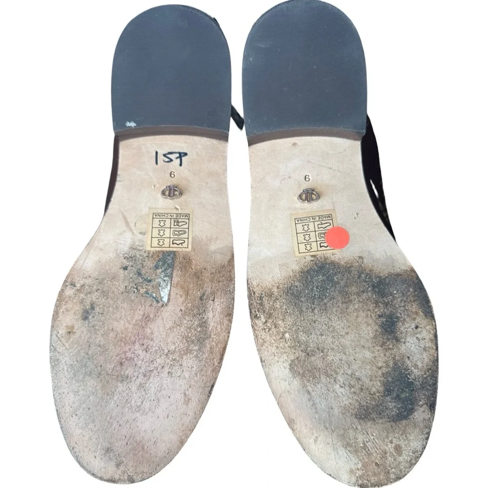 Paige Emmet Loafer Flats in Brown and Cream size 9 - Picture 6 of 6